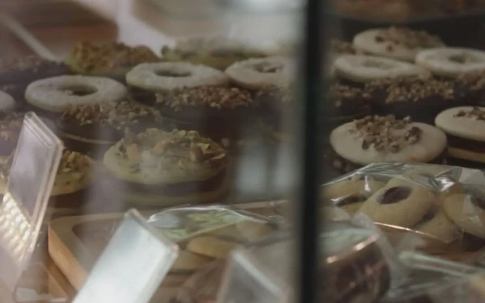 Bakery counter with a fast-changing morning lineup